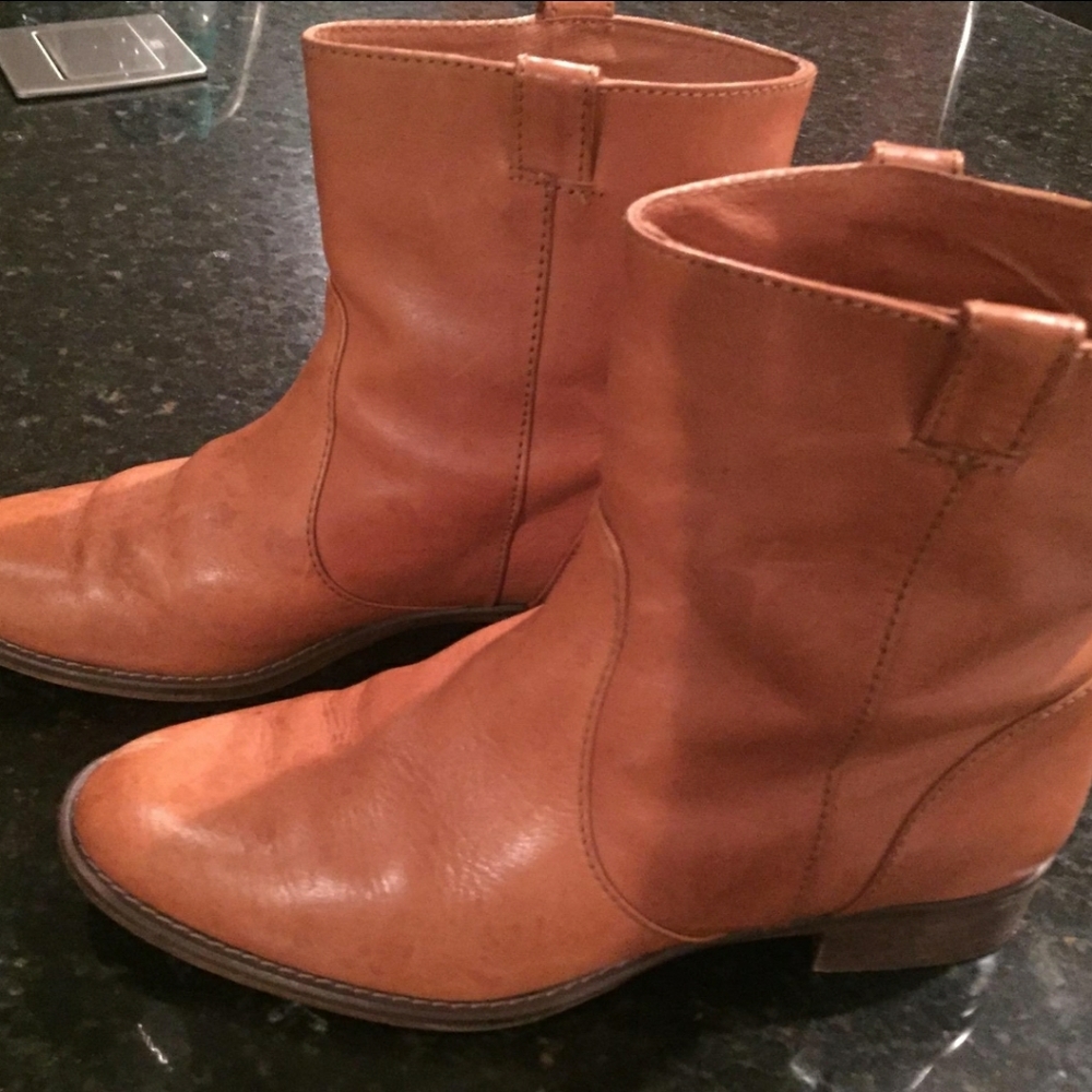 J. Crew leather ankle boots
